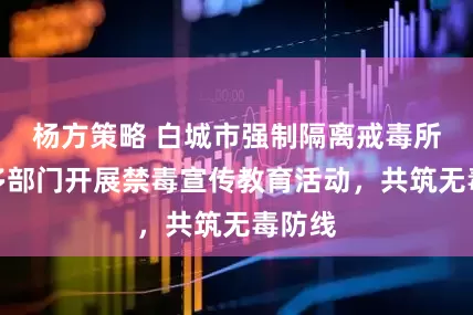 杨方策略 白城市强制隔离戒毒所联合多部门开展禁毒宣传教育活动，共筑无毒防线